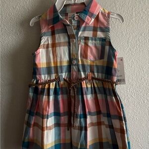 Carter's Red and Blue Buttoned Sundress